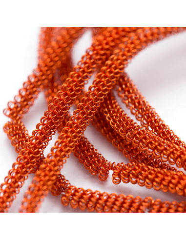 Канительный шнур морковный 3мм (арт. КАН0028)
