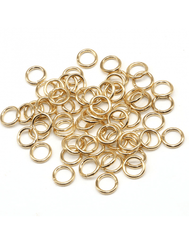 Соединительные колечки золото 3*0.6мм (арт. КС15)