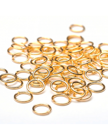 Соединительные колечки золото 3*0.5мм (арт. КС18)