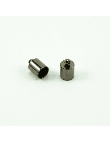 Концевик цилиндр gunmetal 5мм (арт. КЦ2)