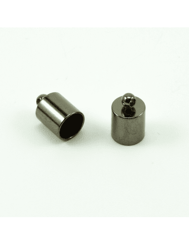 Концевик цилиндр gunmetal 7мм (арт. КЦ24)